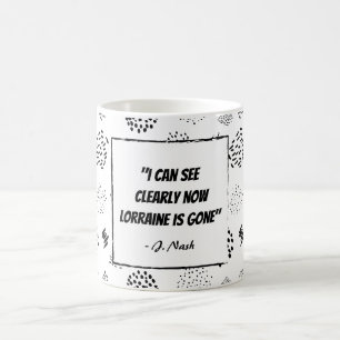 Taza De Café Letras malinterpretadas divertidas al estilo de lo