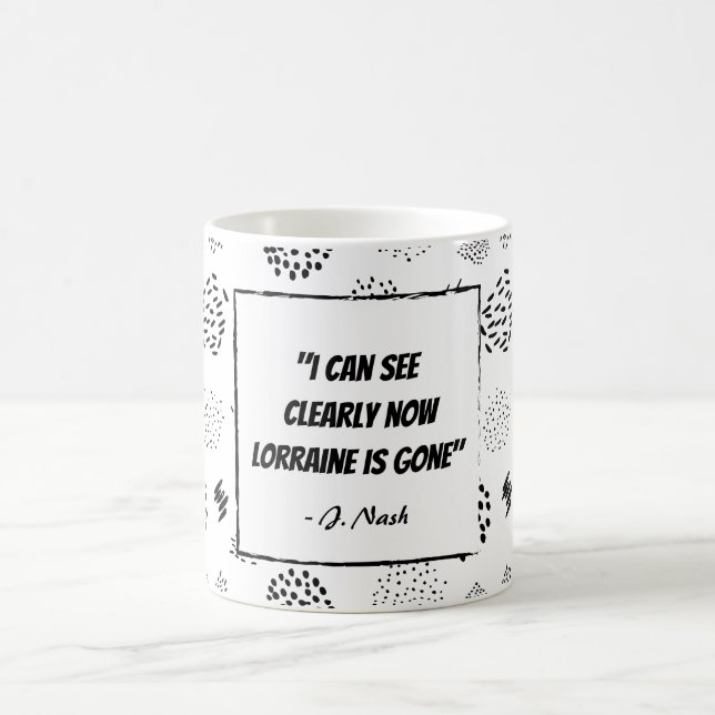 Taza De Café Letras malinterpretadas divertidas al estilo de lo (Centro)