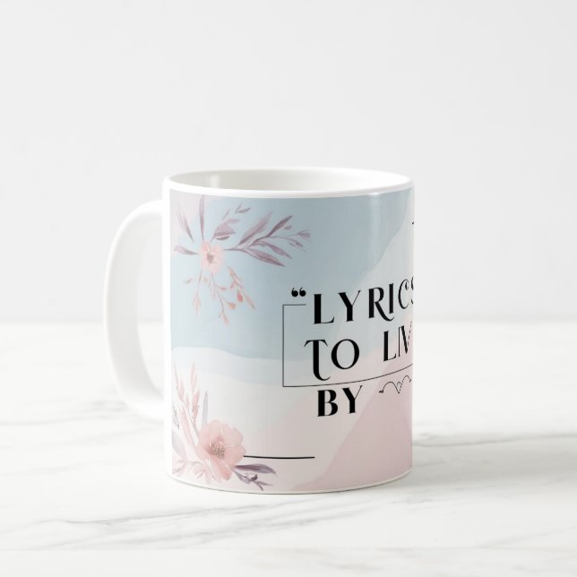 Taza De Café Letras para vivir 4 (Anverso izquierdo)