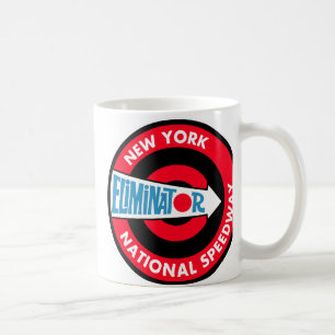 Taza De Café letrero vintage de New York National Speedway