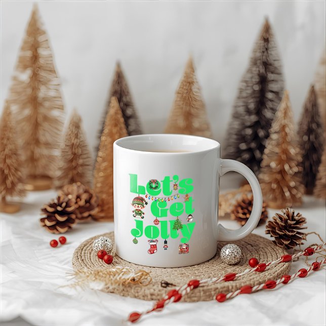 Taza De Café Let's Get Jolly Christmas (Subido por el creador)