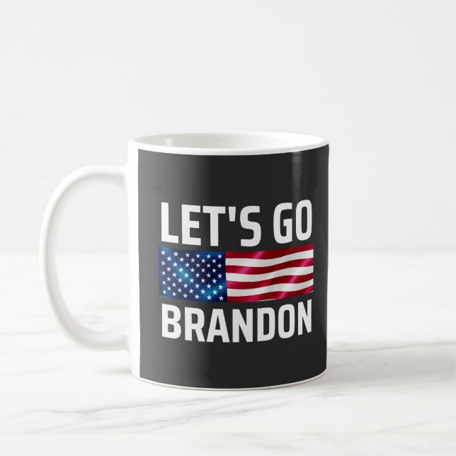 Taza De Café lets go brandon lets go brandon (Izquierda)