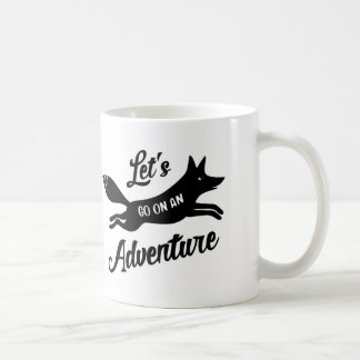 Taza De Café Let's Go On An Adventure White Mug