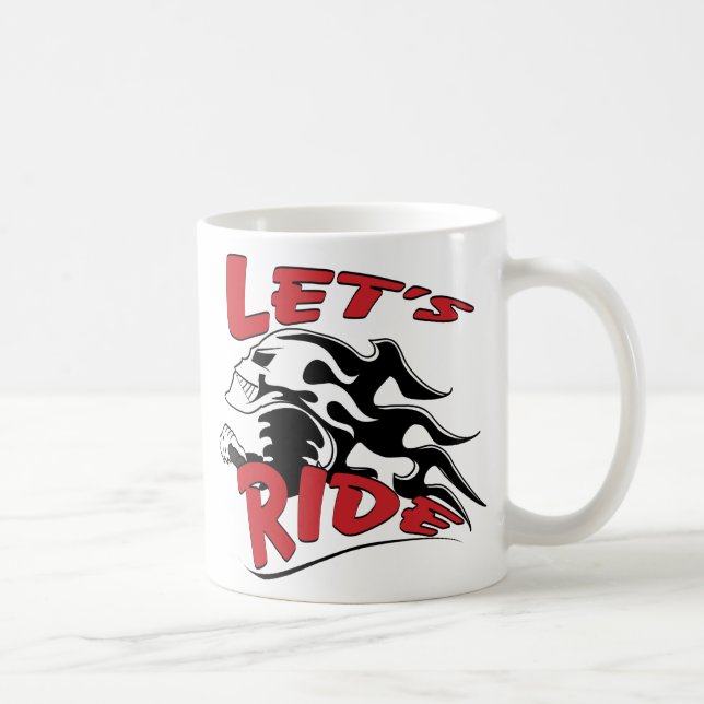 Taza De Café Lets Ride (Derecha)