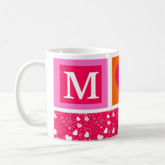 Taza De Café letter m mug