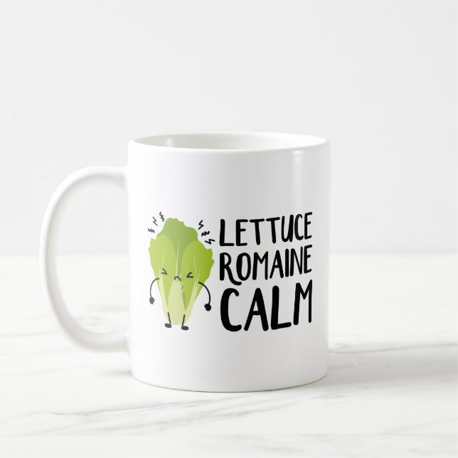 Taza De Café Lettuce Romaine Calm (Izquierda)