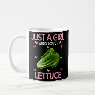 Taza De Café Letuce es sólo un que ama la lechuga