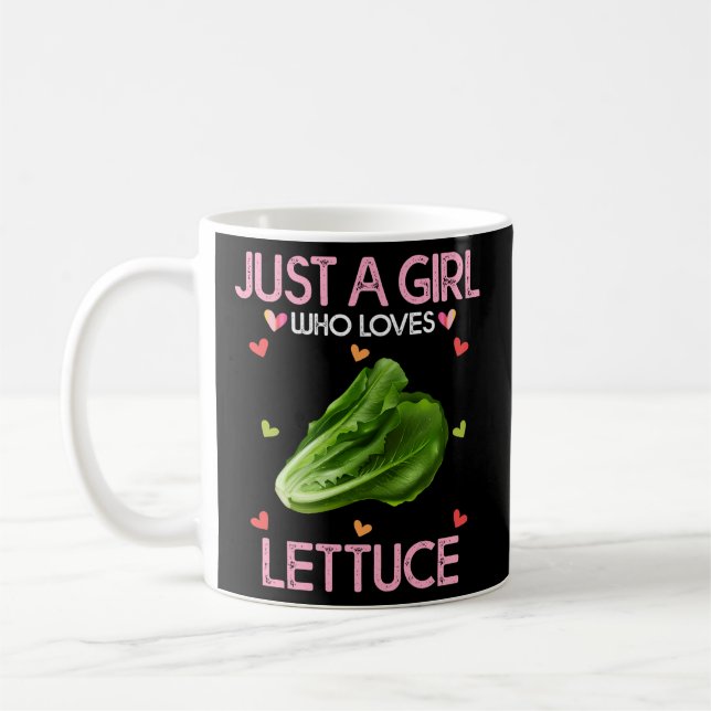 Taza De Café Letuce es sólo un que ama la lechuga (Izquierda)