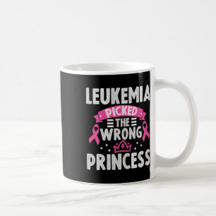 Taza De Café Leucemia Sensibilización Leucemia Recogió El Princ
