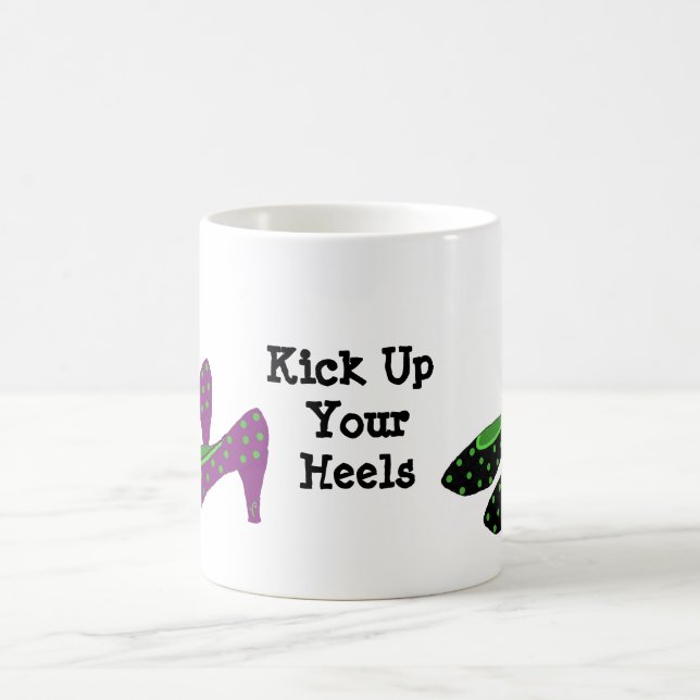 Taza De Café Levanta tus talones (Centro)