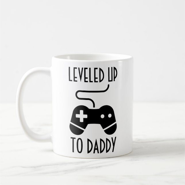 Taza De Café Levantado A Papi Mug, Nuevo Regalo De Padre, (Izquierda)