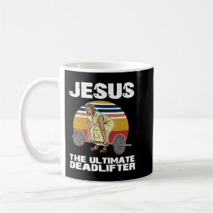 Taza De Café Levantamiento mortal Jesús I Halterofilia cristian