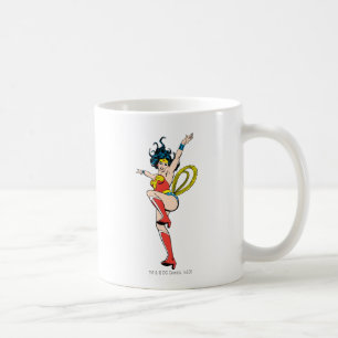 Taza De Café Levantan brazos de mujer maravilla