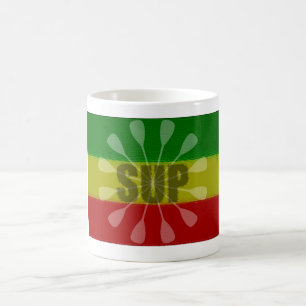 Taza De Café Levantar la silla de remo, paleta de remo