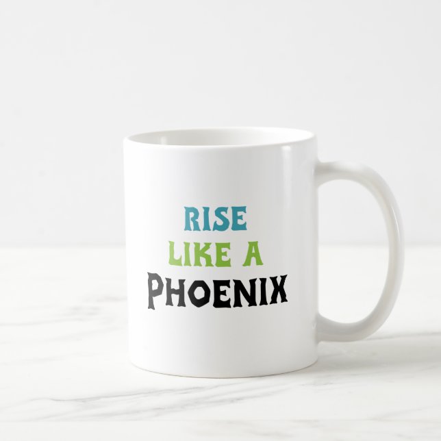 Taza De Café Levantarse como un Fénix (Derecha)