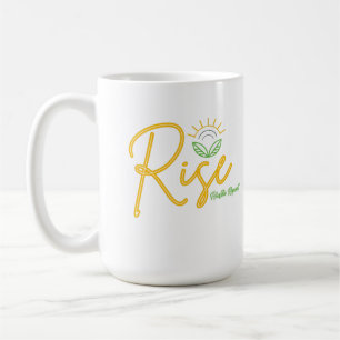 Taza De Café Levántate. Hustle. Repite. - Motivación matutina