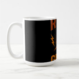 Taza De Café Levántate y Trabaja – Ajetreo de Fitness Temprano 