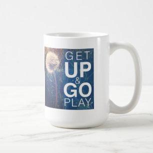 Taza De Café Levántese y vaya juego