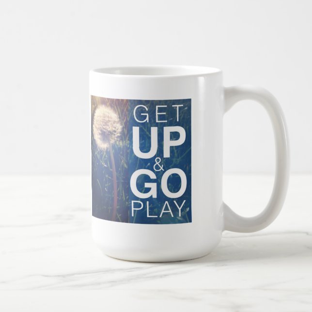 Taza De Café Levántese y vaya juego (Derecha)