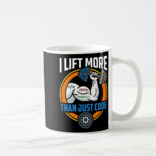 Taza De Café Levanto más que código divertido programador desar