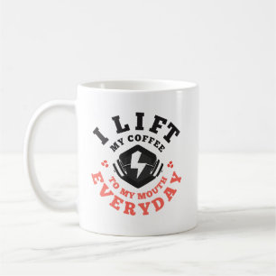 Taza De Café Levanto Todos Los Días (Salmón)