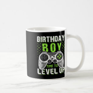 Taza De Café Level Clic Up Birthday Boy Video Juego Niños Chica