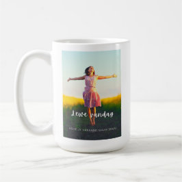 Taza De Café Lewe Vandag Asof Jy Vanaand Gaan Braai