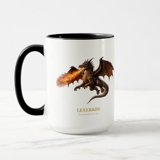 Taza de café LEXERKIN el Dragón (Izquierda)