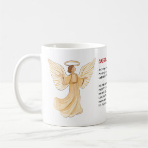 Taza De Café Léxico del Ángel Gabriel, Heraldo de Planes Divino