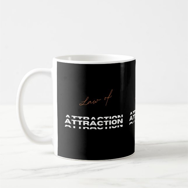 Taza De Café Ley De Atracción Mug (Izquierda)