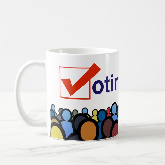 Taza De Café Ley de derechos de voto para el pueblo (Izquierda)
