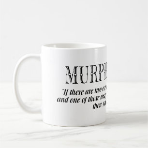 Taza De Café Ley de Murphy