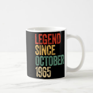 Taza De Café Leyenda 1965 Cumpleaños 60 Para Hombres Mujeres 60
