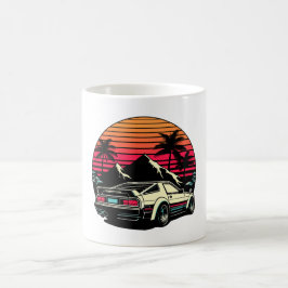 Taza De Café Leyenda de deriva de la Carreras del coche retro j
