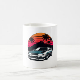 Taza De Café Leyenda de deriva de la Carreras del coche retro j