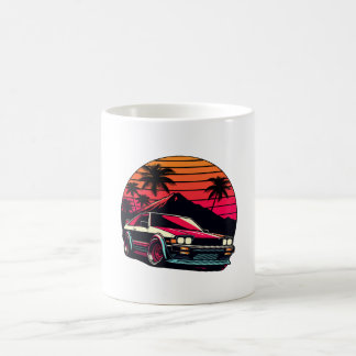 Taza De Café Leyenda de deriva de la Carreras del coche retro j