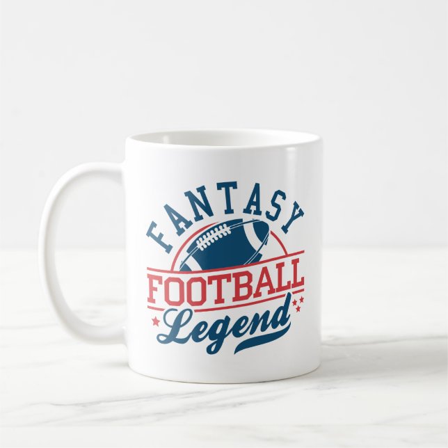 Taza De Café Leyenda de Fantasy Football (Izquierda)