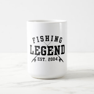Taza De Café Leyenda de la pesca establecida en 2004