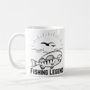 Taza De Café Leyenda de pesca
