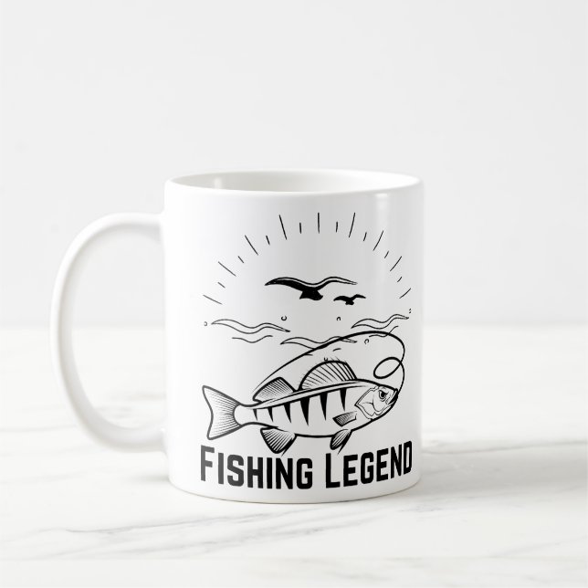 Taza De Café Leyenda de pesca (Izquierda)