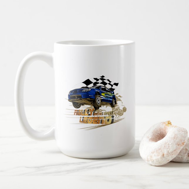 Taza De Café Leyenda de rally | Mug clásico #15 (Con donut)