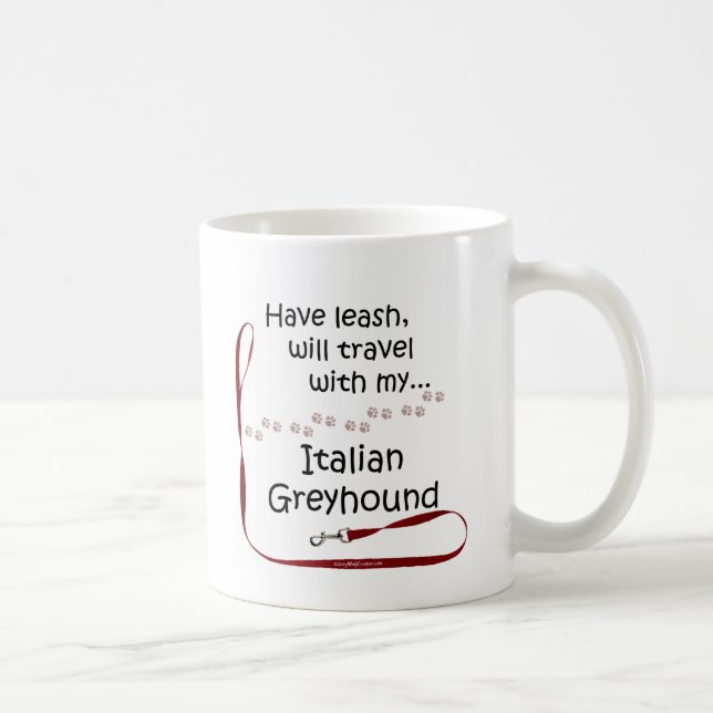 Taza De Café Leyenda de viajes de Greyhound (Derecha)