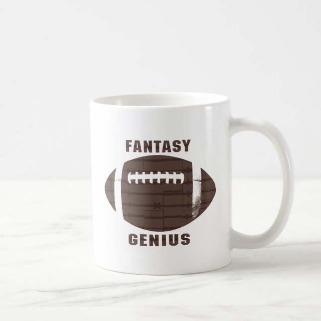 Taza De Café Leyenda del fútbol de la fantasía (Derecha)
