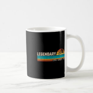 Taza De Café Leyenda del jugador de Badminton desde enero de 19