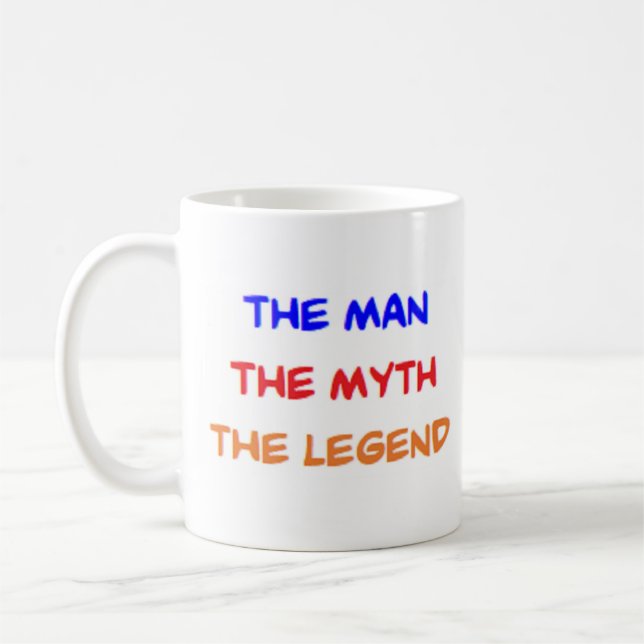 Taza De Café leyenda del mito del hombre3 (Izquierda)