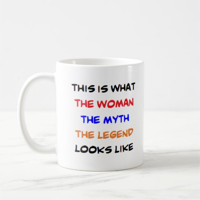 Taza De Café leyenda del mito femenino (Izquierda)