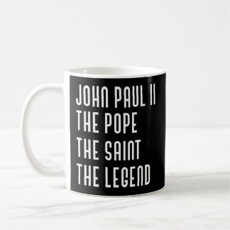 Taza De Café Leyenda del Papa católico Juan Pablo Ii Jp2