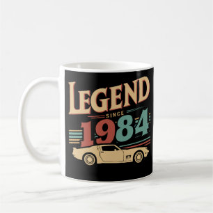 Taza De Café Leyenda desde 1984 - Auto Retro Classic