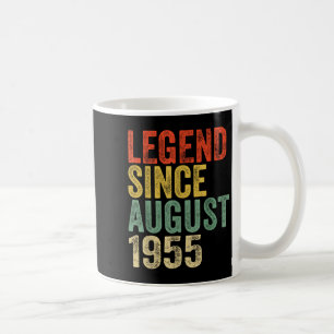 Taza De Café Leyenda desde agosto de 1955 Vibraciones de 70 cum
