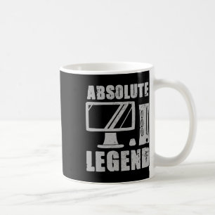 Taza De Café Leyenda divertida cita de jugador de videojuegos E